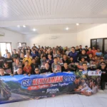 Bank Kertiawan dan Sekawan Rider Salurkan Bantuan Sosial untuk Warga Seraya Jelang HUT ke-32